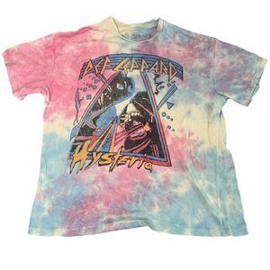Def Leppard Hysteria Men’s T-Shirt - Large Rock Metal 80s Band Tee